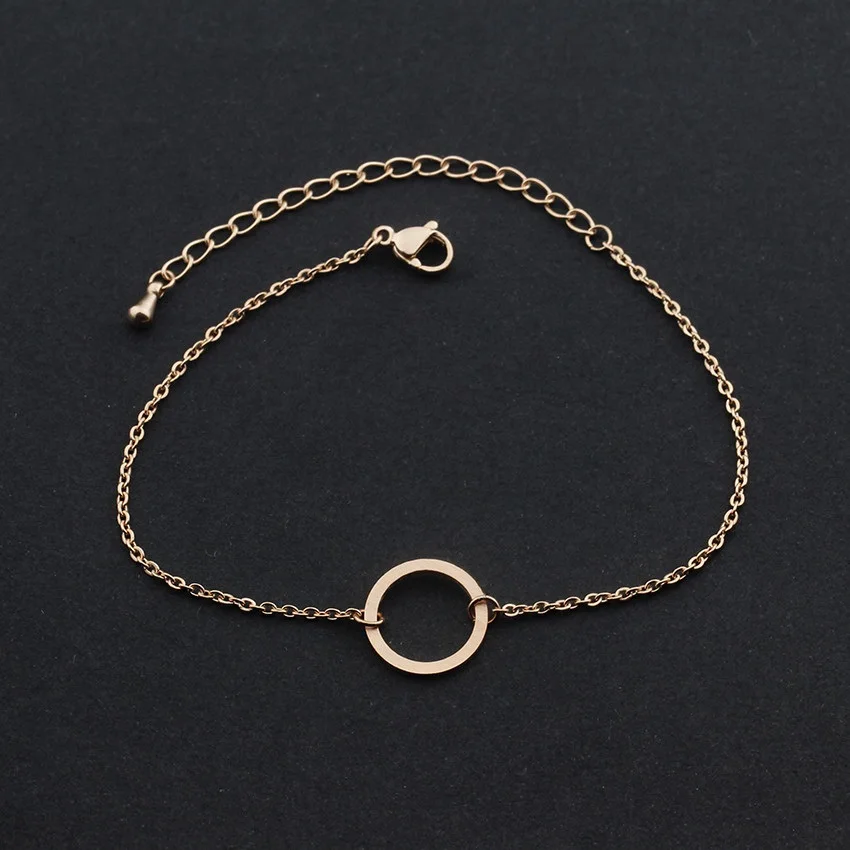 V Attract Rose Gold Filled Karma Circle Charm Bracelets & Bangles Women Men Boho Jewelry Stainless Steel Chain Silver Pulseras, As the picture
V Attract Rose Gold Filled Karma Circle Charm Bracelets & Bangles Women Men Boho Jewelry Stainless Steel Chain Silver Pulseras, As the picture