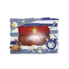Caribbean nautical theme picture frame souvenir resin 4x6 photo frame