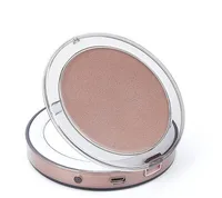 Metal Round Logo Customized LED makeup mirror Make Up Compact Hand Pocket Rose Gold Mirror
Metal Round Logo Customized LED makeup mirror Make Up Compact Hand Pocket Rose Gold Mirror