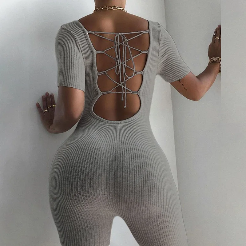 High quality summer fashion fitness gym yoga backless casual women short jumpsuits and rompers
High quality summer fashion fitness gym yoga backless casual women short jumpsuits and rompers