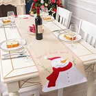 Home Party Classic Quality Christmas Flag Home Party Table Decoration Mat Table Runner