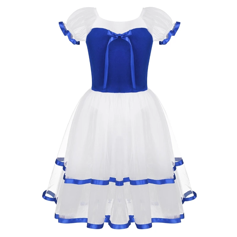 In Stock Kids Girls Puff Sleeves Bowknot Velvet Top Ballet Ice Skating Leotard Long Mesh Tutu Dress
In Stock Kids Girls Puff Sleeves Bowknot Velvet Top Ballet Ice Skating Leotard Long Mesh Tutu Dress