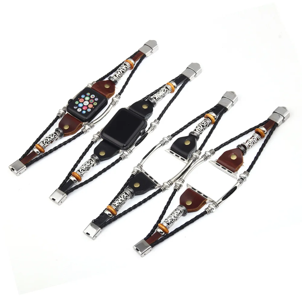 Hot sale Amazon I watch Strap Genuine Leather Stainless steel buckle smart watch wristband for men and women, Black,brown 
Hot sale Amazon I watch Strap Genuine Leather Stainless steel buckle smart watch wristband for men and women, Black,brown