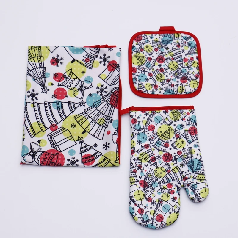 wholesale Insulated placemat apron three pieces suit for Kitchen Cooking Tools HeatProof Bake, Customized color
wholesale Insulated placemat apron three pieces suit for Kitchen Cooking Tools HeatProof Bake, Customized color