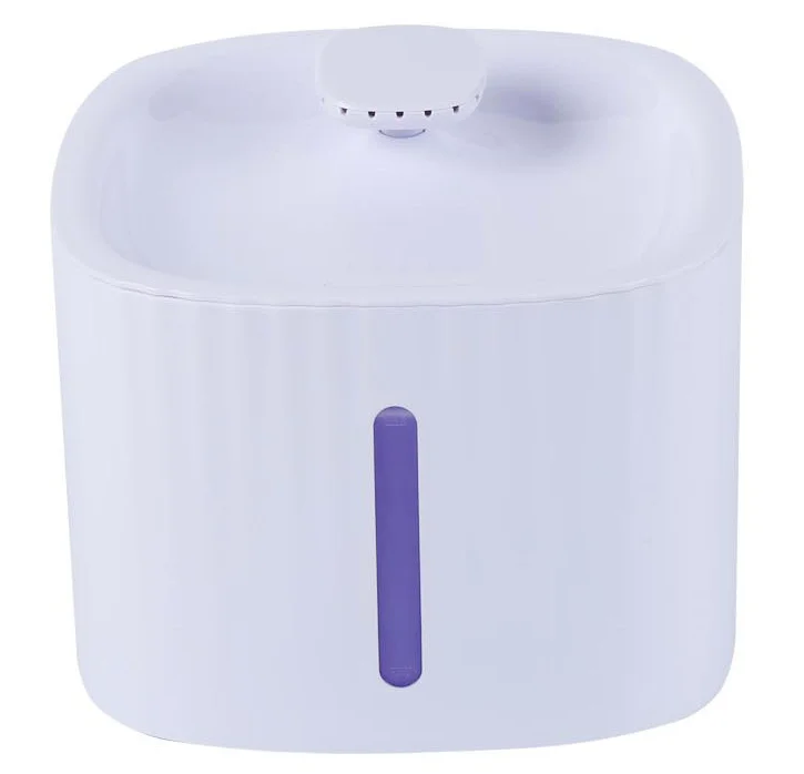 Cat water dispenser dog pet water dispenser with LED light, White
Cat water dispenser dog pet water dispenser with LED light, White