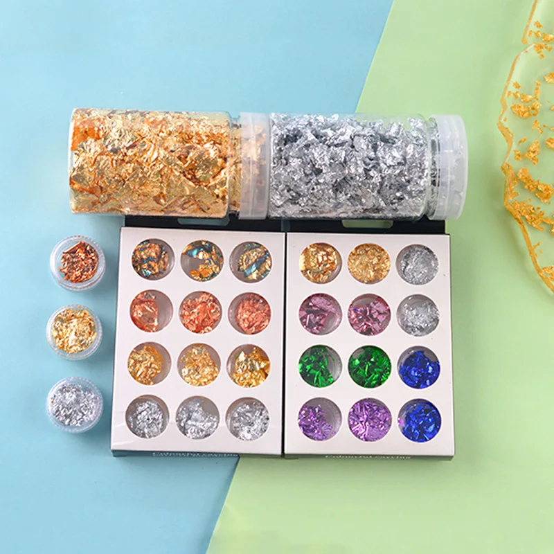 Gold Foil Paper Tin foil paper DIY handmade crystal epoxy mold filling Silver Foil Material Papel de hoja de oro, Multi-color
Gold Foil Paper Tin foil paper DIY handmade crystal epoxy mold filling Silver Foil Material Papel de hoja de oro, Multi-color