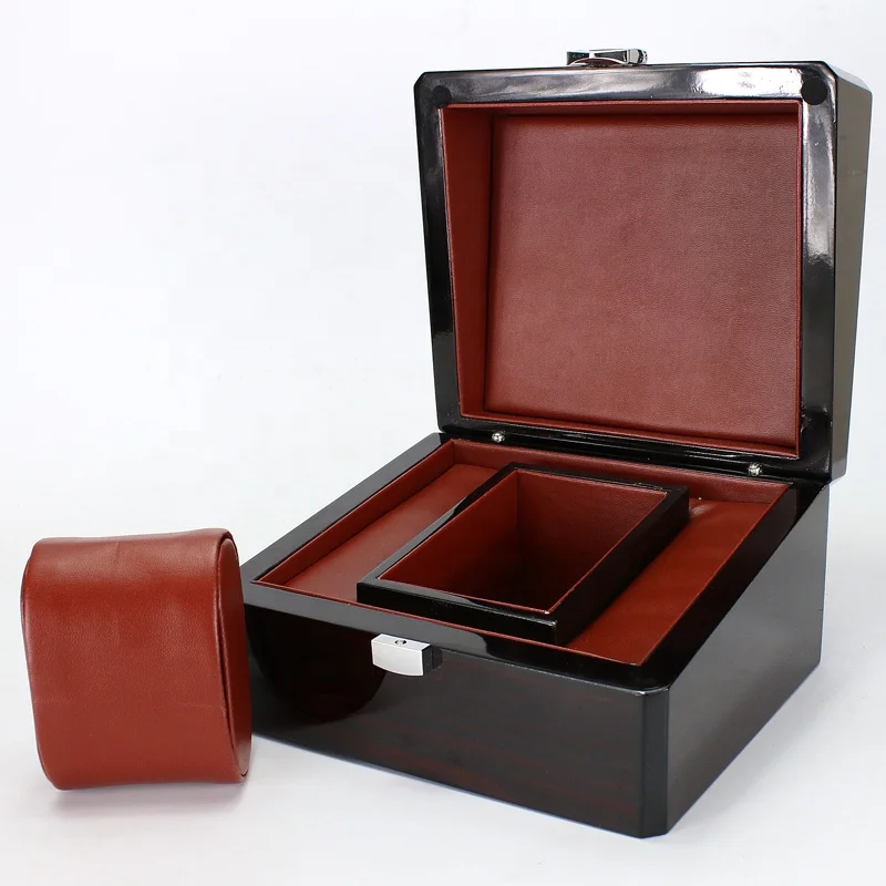 High Quality Wholesale Custom Unique Black Jewelry Wood Watch Packaging Box Display, Black color
High Quality Wholesale Custom Unique Black Jewelry Wood Watch Packaging Box Display, Black color