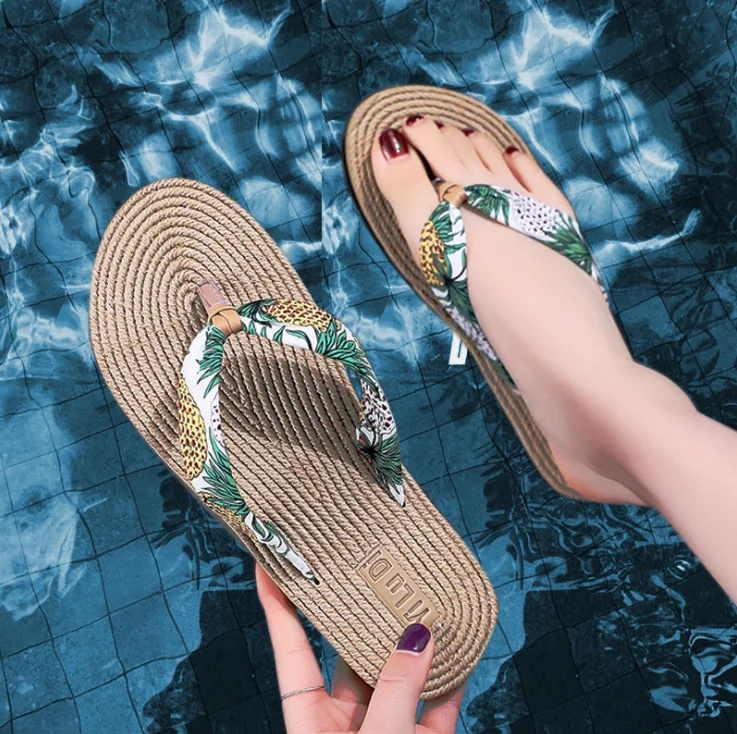 beach flip-flops slippers traveling slides slippers woven women's slippers, Customized color
beach flip-flops slippers traveling slides slippers woven women's slippers, Customized color