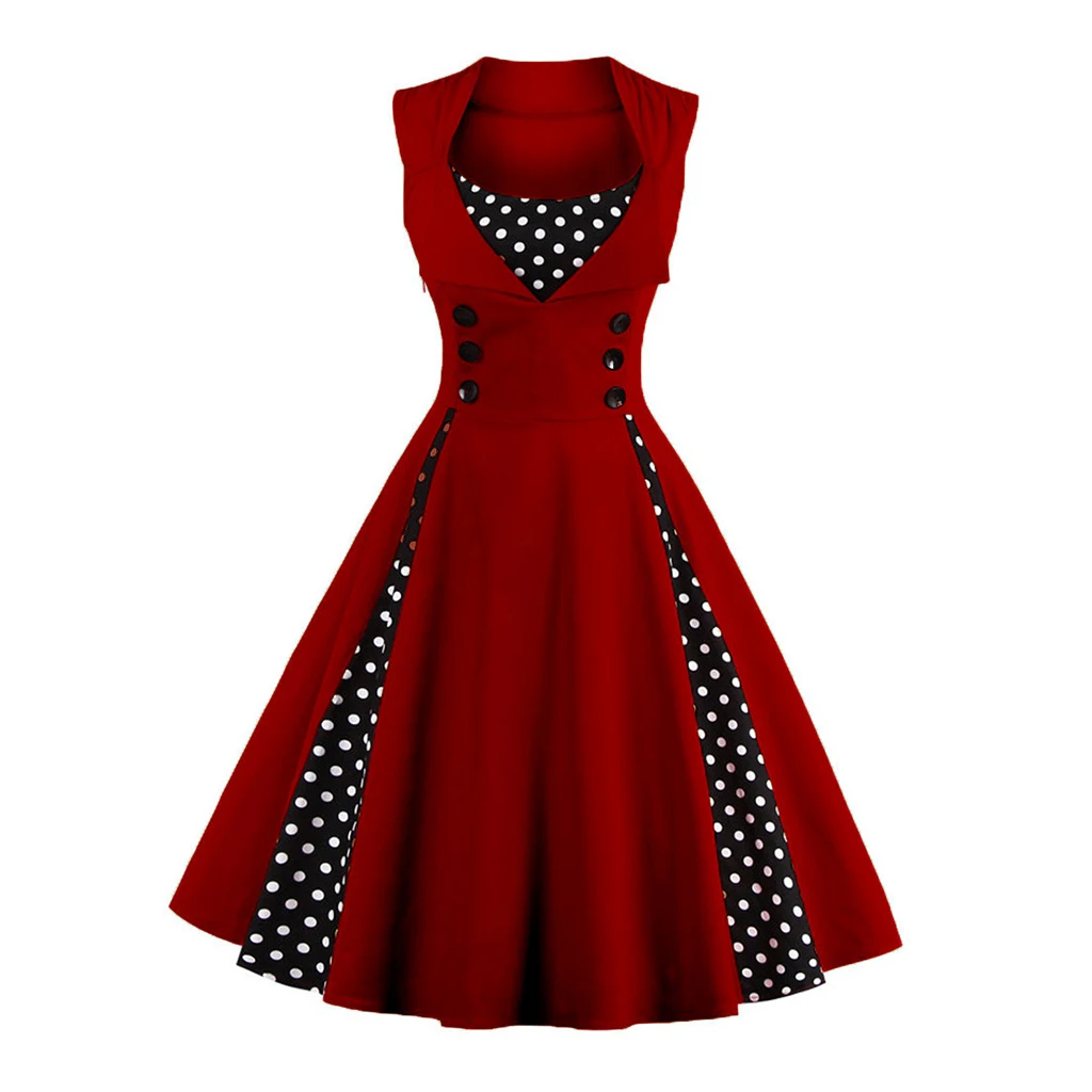 Vintage Dresses Women Lady Elegant Vintage Luxury Party Dress Women Button Women Elegant, Customized color
Vintage Dresses Women Lady Elegant Vintage Luxury Party Dress Women Button Women Elegant, Customized color