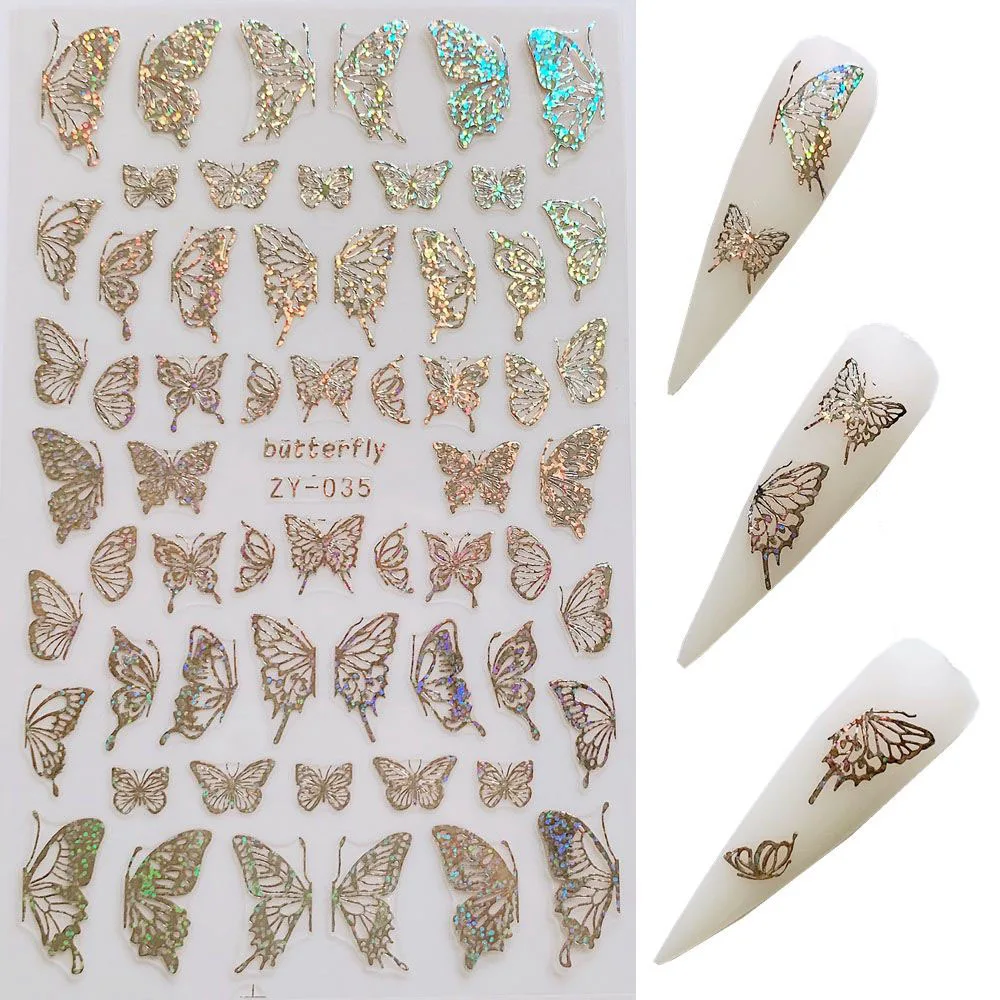 3d Holographic Laser Sticker Butterfly Nail Art Stickers Lvs Nails Stickers, 8 colors
3d Holographic Laser Sticker Butterfly Nail Art Stickers Lvs Nails Stickers, 8 colors