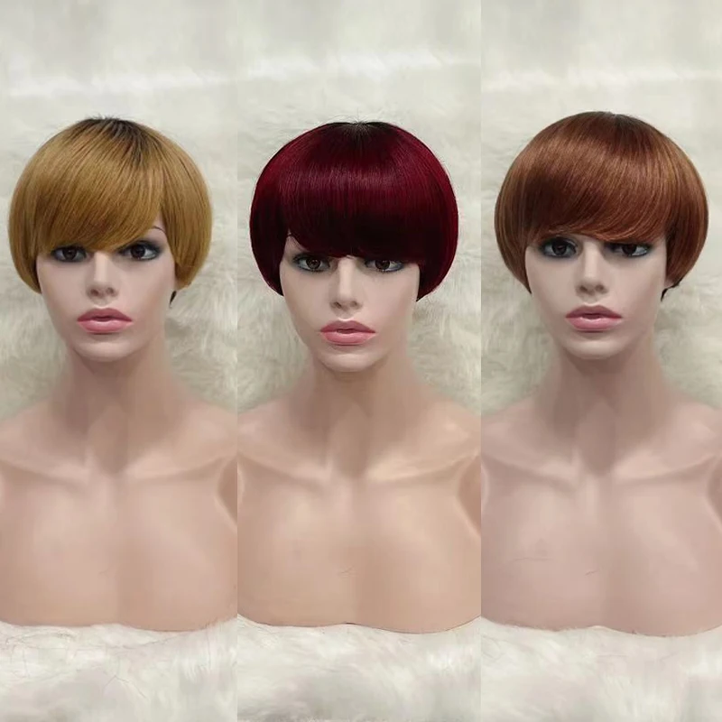 Letsfly Straight Short Cut Wigs Non Lace Wigs Brazilian Remy Human Hair Ombre Color 1b30 1b27 1b99j Hair Wigs Free Shipping
Letsfly Straight Short Cut Wigs Non Lace Wigs Brazilian Remy Human Hair Ombre Color 1b30 1b27 1b99j Hair Wigs Free Shipping