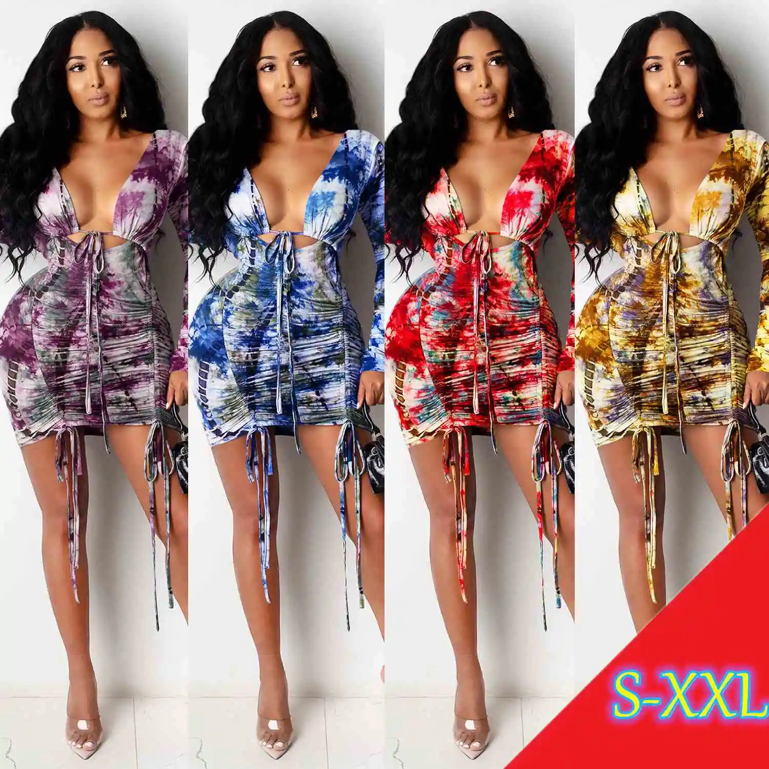 Miss Q X3700 printing deep v neck women sexy dress fall bodycon women pleated dress ladies backless casual dress women
Miss Q X3700 printing deep v neck women sexy dress fall bodycon women pleated dress ladies backless casual dress women