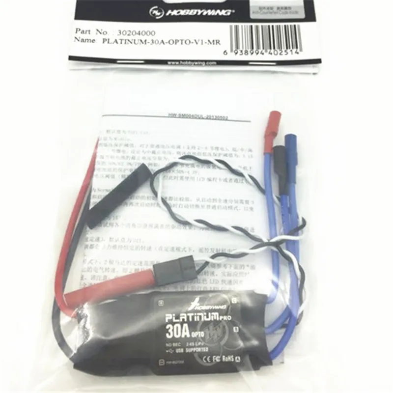 Hobbywing Multi-axis 30A ESC Platinum Pro 2-6S Speed Controller ESC OPTO for DIY Quadcopter Hexacopter Multi Rotor Drone
Hobbywing Multi-axis 30A ESC Platinum Pro 2-6S Speed Controller ESC OPTO for DIY Quadcopter Hexacopter Multi Rotor Drone