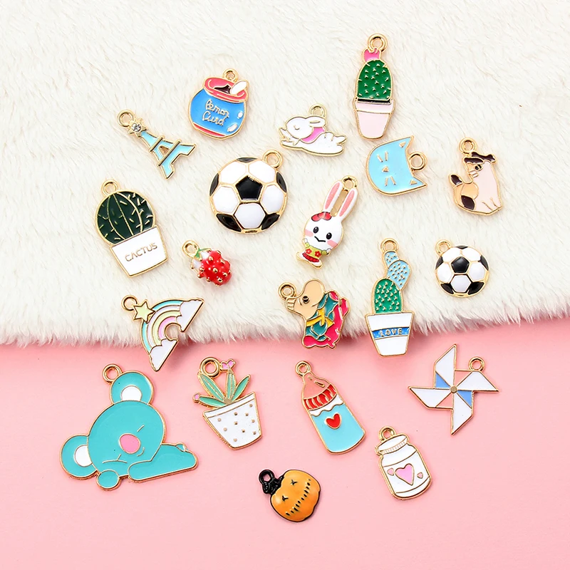 Mix Alloy enamel Alice in wonderland charms Rabbit football pendants Cartoon Diy Handmade Earrings Material jewelry Accessories
Mix Alloy enamel Alice in wonderland charms Rabbit football pendants Cartoon Diy Handmade Earrings Material jewelry Accessories