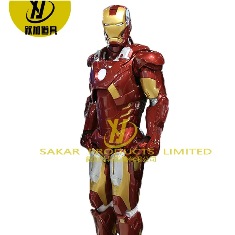 Cool hollywood iron costume mans real customized robot suit cosplay ironmans suit for sale adult
Cool hollywood iron costume mans real customized robot suit cosplay ironmans suit for sale adult