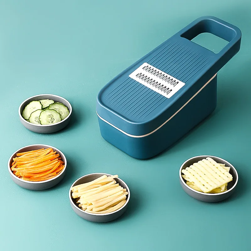 New Multifunction Vegetable Slicer Cutter With Drain Basket Kitchen Accessories Household Tools Plastic Fruit Vegetable Slicer, Blue,pink,grey,deep blue
New Multifunction Vegetable Slicer Cutter With Drain Basket Kitchen Accessories Household Tools Plastic Fruit Vegetable Slicer, Blue,pink,grey,deep blue