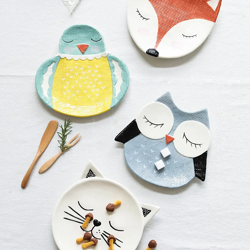 Creative Cartoon Ceramic Dinner Plates Animal Shape Baby Plate Kids Home Partition Plate Dinnerware, Picture
Creative Cartoon Ceramic Dinner Plates Animal Shape Baby Plate Kids Home Partition Plate Dinnerware, Picture