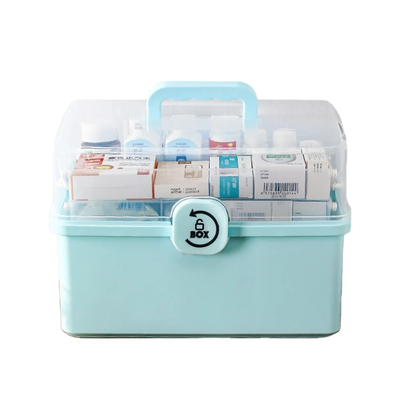 Au Cat XL8225 The fine quality Household Plastic Medical First Aid Kit Box Medicine Box, Blue,white
Au Cat XL8225 The fine quality Household Plastic Medical First Aid Kit Box Medicine Box, Blue,white
