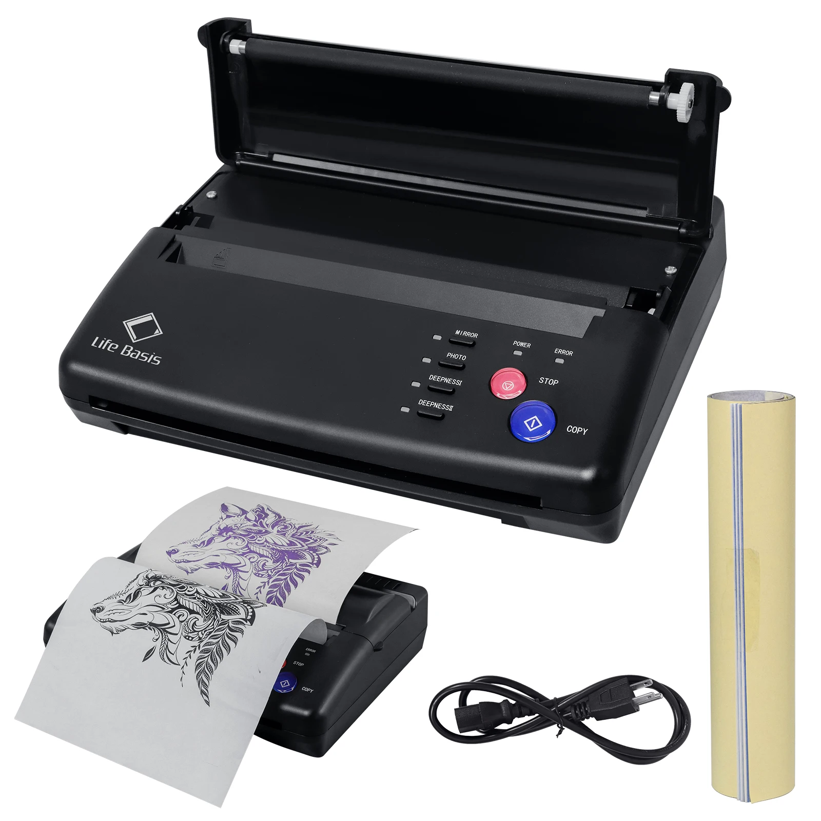 Best Seller Natural Tattoo Transfer Stencil Machine Thermal Printer Tattoo Printing machine
Best Seller Natural Tattoo Transfer Stencil Machine Thermal Printer Tattoo Printing machine