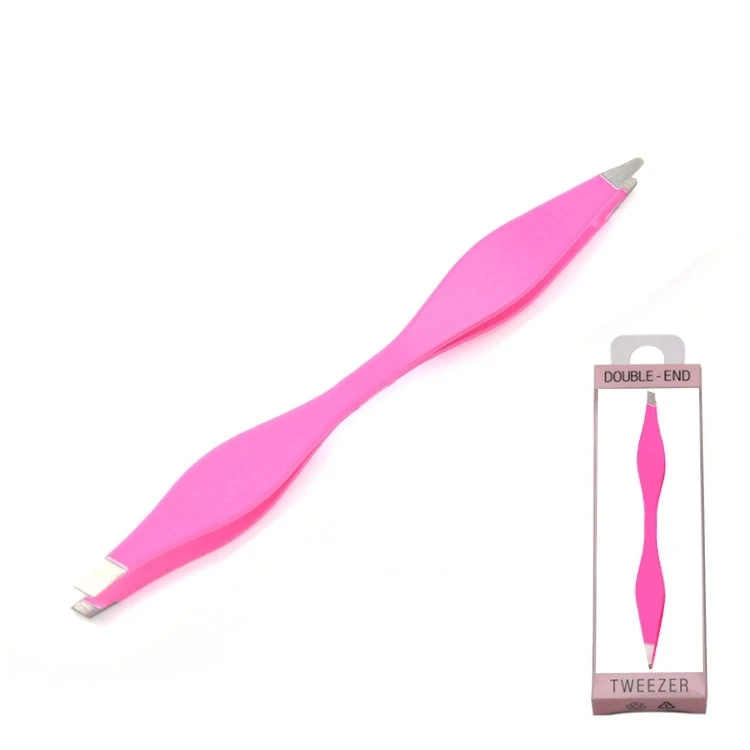 Wholesale pink eyebrow tweezers stainless steel Oblique Sharp tweezers double-sided tweezers, Rose red
Wholesale pink eyebrow tweezers stainless steel Oblique Sharp tweezers double-sided tweezers, Rose red