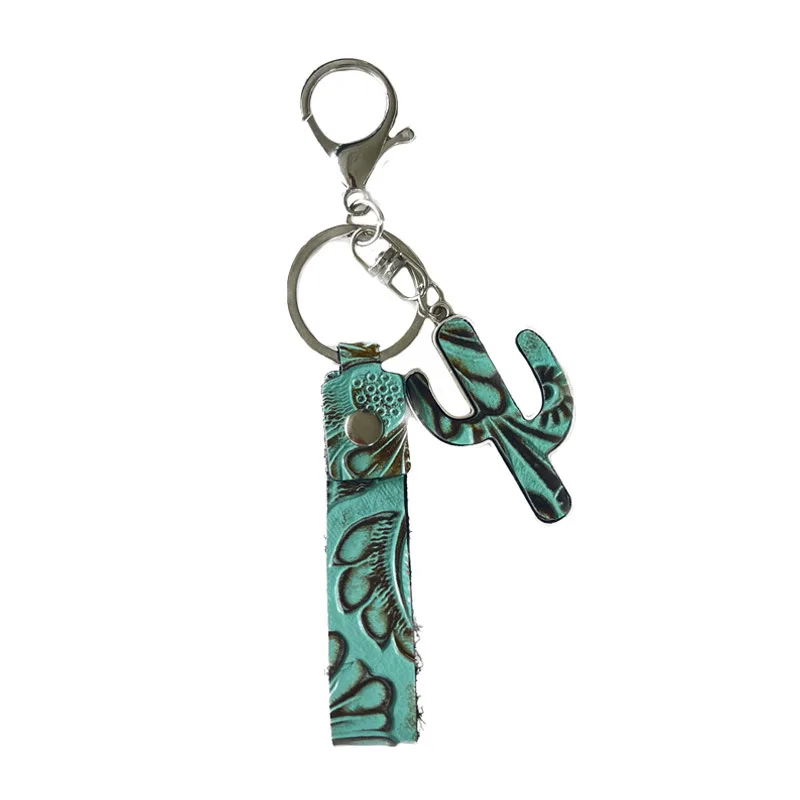 Western Style Leather Keychain Ethnic Leopard Cactus Embossed Alloy Key Pendant Jewelry
Western Style Leather Keychain Ethnic Leopard Cactus Embossed Alloy Key Pendant Jewelry
