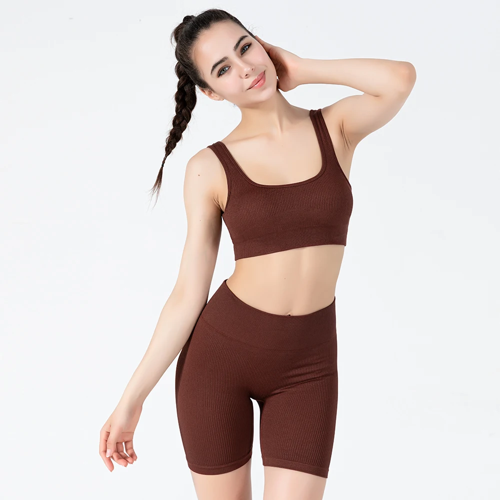 Gym Yoga Set Training Jogging Wear Workout Suit Sport Running Bra And Shorts Yoga Set, Beige/bluish-grey/brown/black
Gym Yoga Set Training Jogging Wear Workout Suit Sport Running Bra And Shorts Yoga Set, Beige/bluish-grey/brown/black