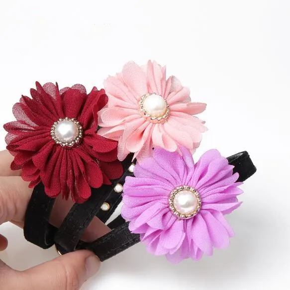 New Pet Supplies Durable Soft PU Leather Cat Collar Adjustable Small Dog Collar With Flower 
New Pet Supplies Durable Soft PU Leather Cat Collar Adjustable Small Dog Collar With Flower