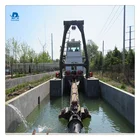 Gold dredger machine sand dredging cutter suction dredger sale