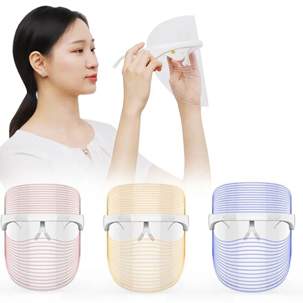 Wrinkle Removal Face Whitening 3 Colors Led Phototherapy Beauty Mask Pdt Led Facial Machine Therapy Led Face Mask
Wrinkle Removal Face Whitening 3 Colors Led Phototherapy Beauty Mask Pdt Led Facial Machine Therapy Led Face Mask