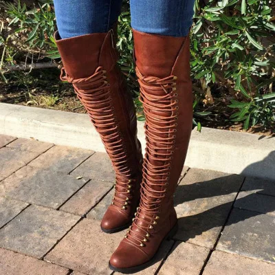 2021 New Wholesale Thick Heel To Keep Warm Knee High Boots Lace Up Women Thigh High Boots
2021 New Wholesale Thick Heel To Keep Warm Knee High Boots Lace Up Women Thigh High Boots