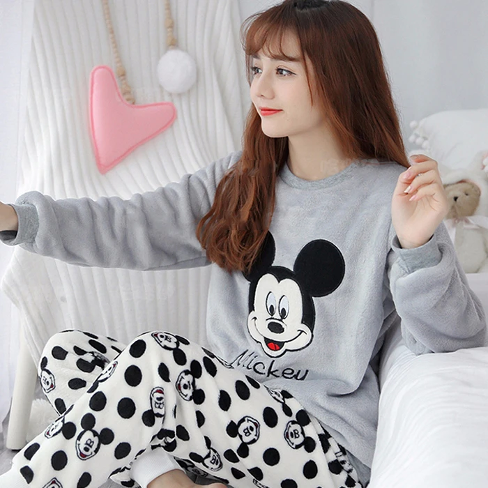 Hot Sale Winter Women's Pajamas Set 2pc Warm Soft Flannel Ladies Sleepwear Coral Fleece Velvet Cartoon Lovely Girls Night suit, Picture shows
Hot Sale Winter Women's Pajamas Set 2pc Warm Soft Flannel Ladies Sleepwear Coral Fleece Velvet Cartoon Lovely Girls Night suit, Picture shows