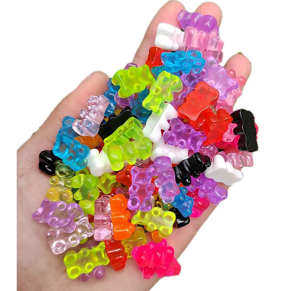 Best Selling Gummy Bear Candy Resin Charms Colorful Animal Cabochons Flatback Craft for Earring Making Accessory
Best Selling Gummy Bear Candy Resin Charms Colorful Animal Cabochons Flatback Craft for Earring Making Accessory