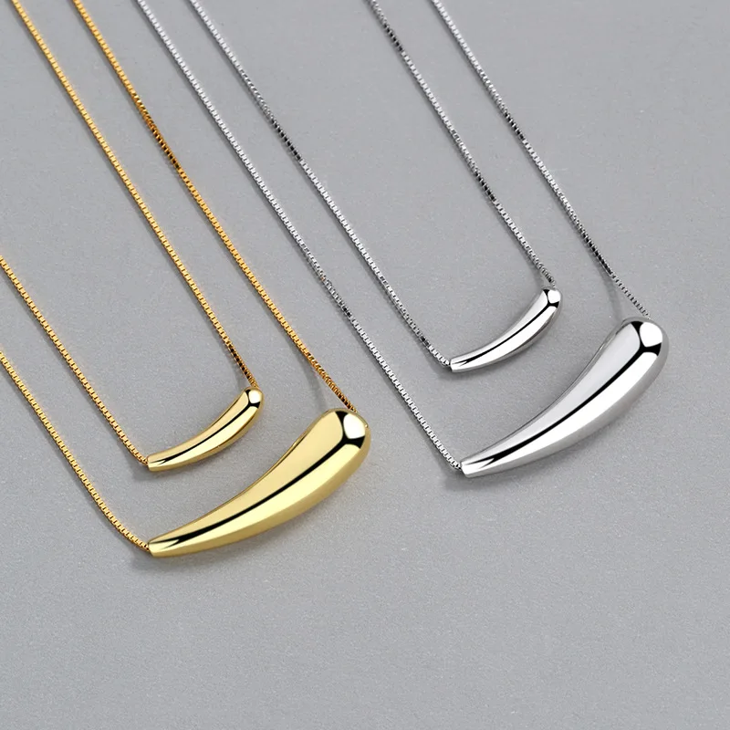 S925 Sterling Silver Chili Bar Small Golden Bean Necklace Fashion K Gold Plated Pendant Necklace for Women, Silver, gold
S925 Sterling Silver Chili Bar Small Golden Bean Necklace Fashion K Gold Plated Pendant Necklace for Women, Silver, gold