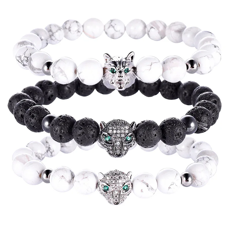 Fashion 8mm classic white pine/volcano/tiger eye stone shop CZ skull leopard charm bracelet, bracelet jewelry gifts
Fashion 8mm classic white pine/volcano/tiger eye stone shop CZ skull leopard charm bracelet, bracelet jewelry gifts