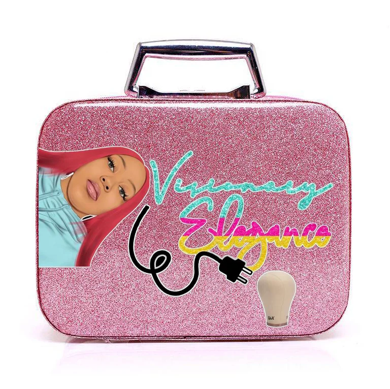 2021 New Portable Luxury Ladies Pink Travel Makeup Case Large Hard Case Waterproof Pink Glitter Cosmetic Bag with Logo Custom, Picture
2021 New Portable Luxury Ladies Pink Travel Makeup Case Large Hard Case Waterproof Pink Glitter Cosmetic Bag with Logo Custom, Picture