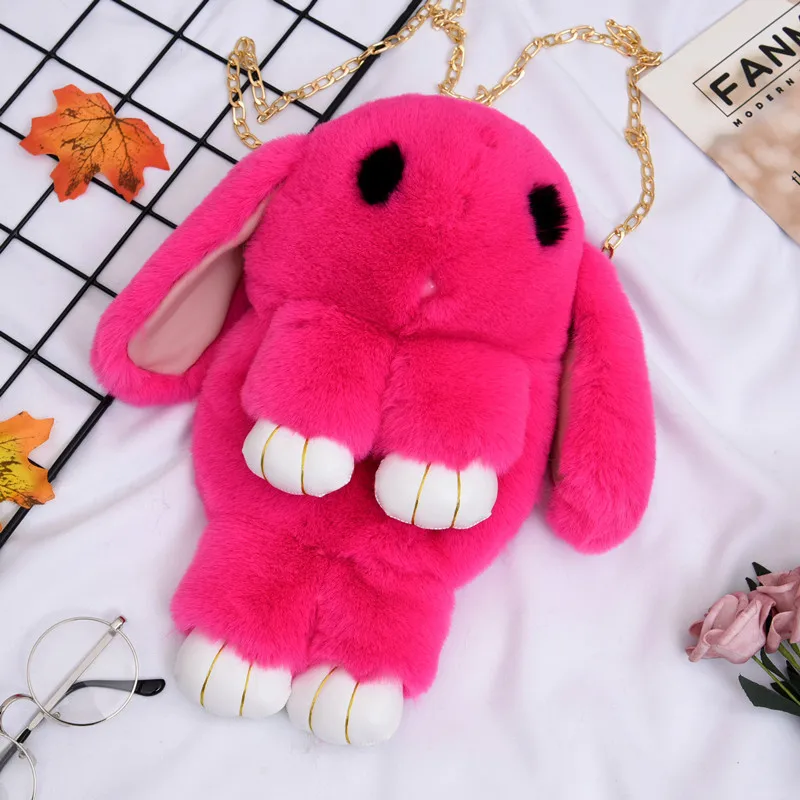 2020 Latest Style Women's Rabbit Faux Fur Ball Handbag Rabbit Toy Bag Single Shoulder Chain Purse, Solid
2020 Latest Style Women's Rabbit Faux Fur Ball Handbag Rabbit Toy Bag Single Shoulder Chain Purse, Solid