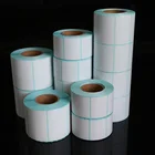 Colorful Customized Blank Barcode Label Sticker Thermal Paper Roll