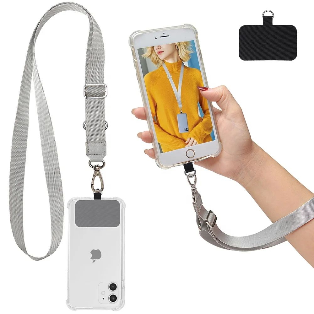 Retractable crossbody rope necklace cell phone lanyard with connector patch phone neck strap
Retractable crossbody rope necklace cell phone lanyard with connector patch phone neck strap