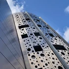 Concise design decorative perforated sheet metal panels interior aluminum mesh punching machine