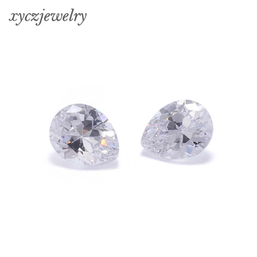 XingYu Pear White CZ Stones For Zircon Jewelry Making Synthetic Zircon Jewelry Making CZ Stones
XingYu Pear White CZ Stones For Zircon Jewelry Making Synthetic Zircon Jewelry Making CZ Stones