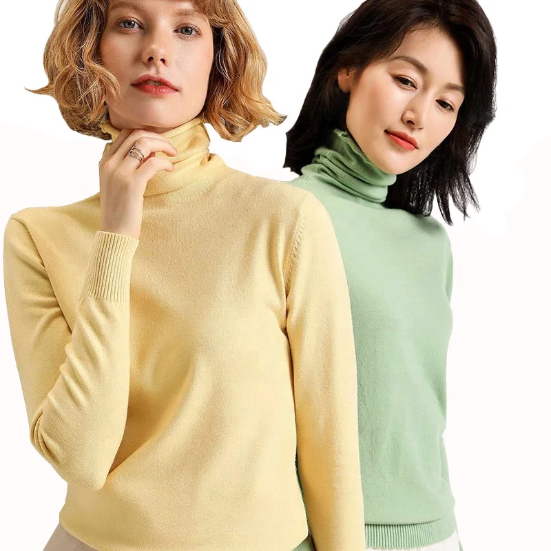 Plus Size S-XXL 2020 NEW Fashion Wool Pure Cashmere Sweater Crimping High-neck Long Sleeve Soft Pull Women's Pullover Sweaters, Solid
Plus Size S-XXL 2020 NEW Fashion Wool Pure Cashmere Sweater Crimping High-neck Long Sleeve Soft Pull Women's Pullover Sweaters, Solid