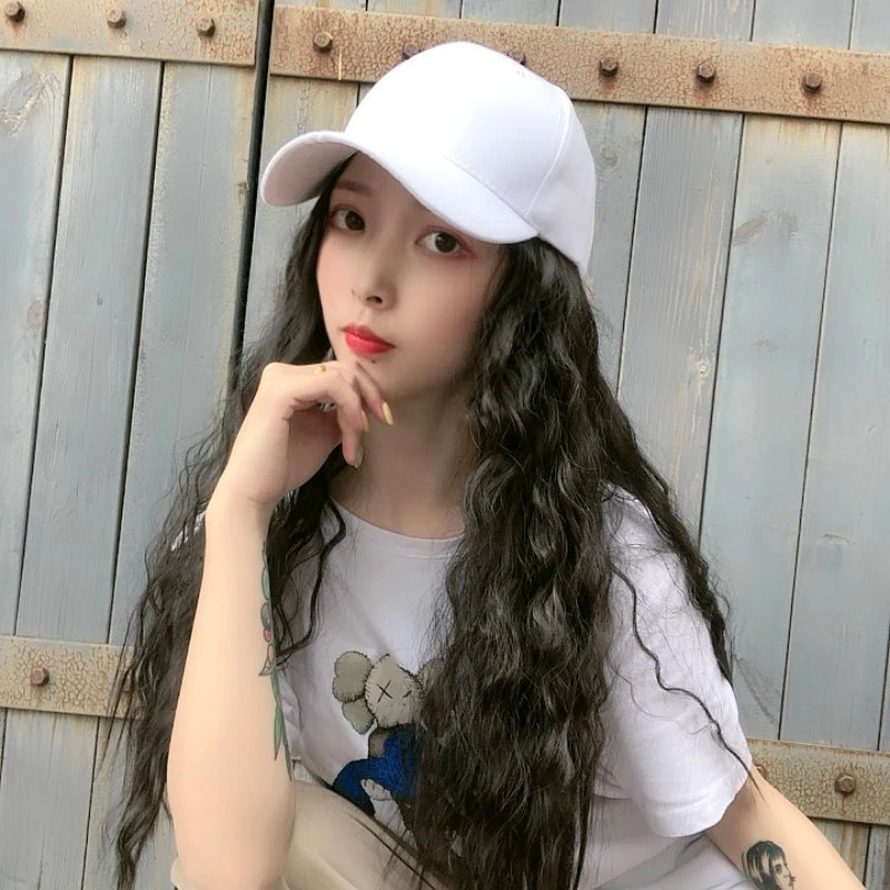 Baseball Cap Body Wavy Cap Natural Synthetic Hair Wig, Black, dark brown, light brown, grandma gray, haze blue
Baseball Cap Body Wavy Cap Natural Synthetic Hair Wig, Black, dark brown, light brown, grandma gray, haze blue