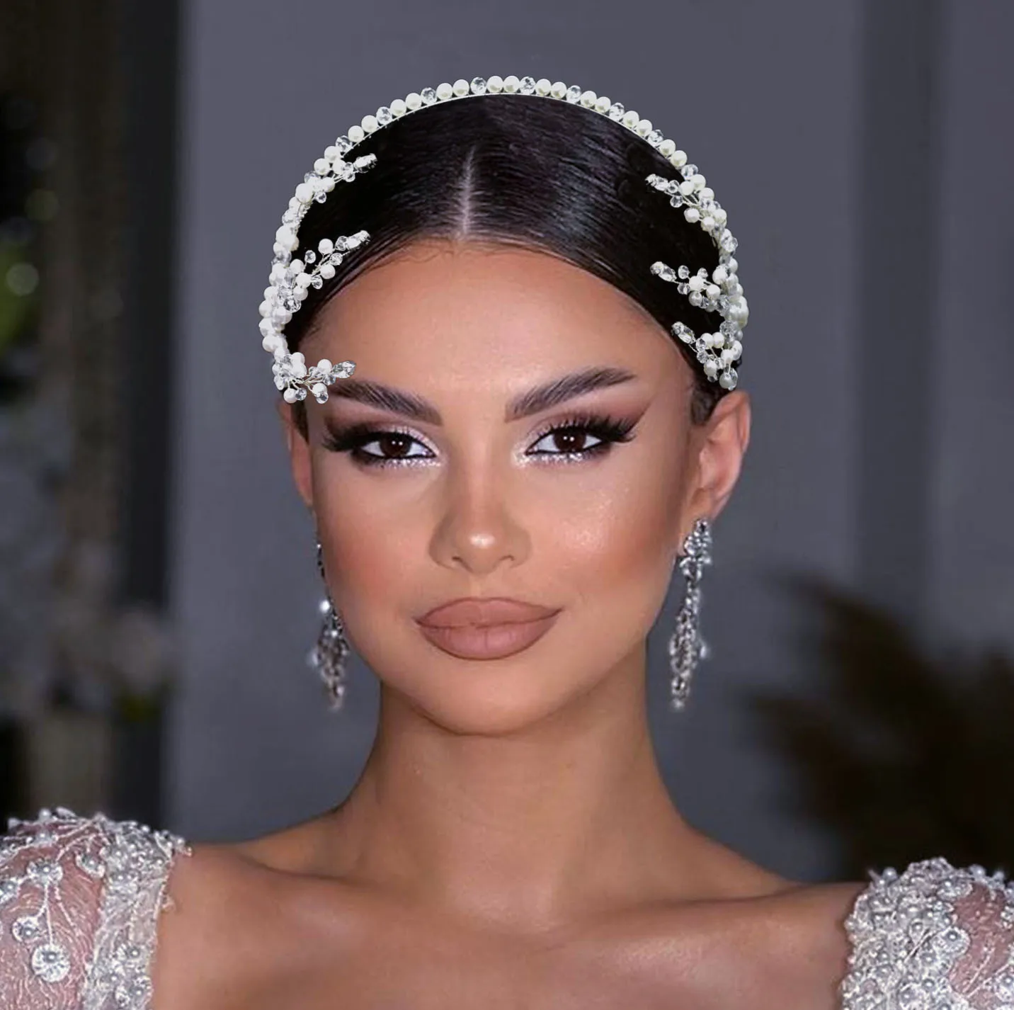 ROMANTIC Wedding Engagement Crystal Hair Accessories Rhinestone Bride Pearl Headband
ROMANTIC Wedding Engagement Crystal Hair Accessories Rhinestone Bride Pearl Headband
