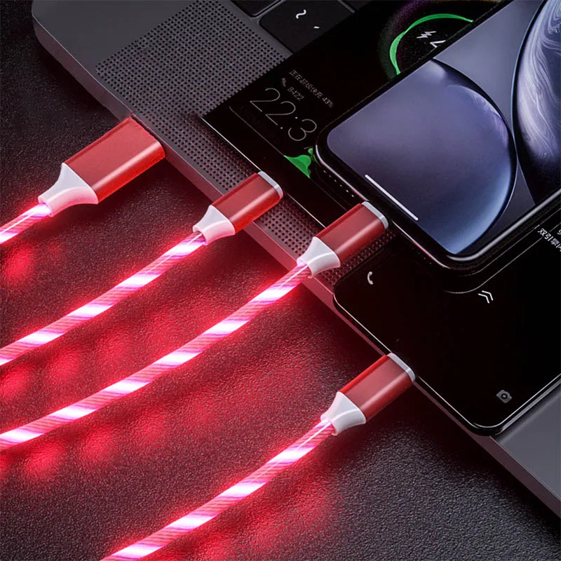 Wholesale Fast Charging USB Cable Flowing Light Phone Accessories Cable USB Led Luminous Micro Lighting Data Cables, Colorful
Wholesale Fast Charging USB Cable Flowing Light Phone Accessories Cable USB Led Luminous Micro Lighting Data Cables, Colorful