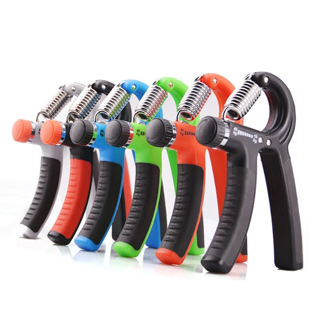 Workout fitness finger rehabilitation training adjustable hand grip strengthener set for exercise, Black, blue, red, yellow, orange or custom
Workout fitness finger rehabilitation training adjustable hand grip strengthener set for exercise, Black, blue, red, yellow, orange or custom