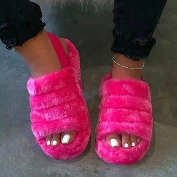 Candy Color Soft Women Fur Elastic SlingBacks Slippers Spring Furry Flat Slippers Slides Shoes Comfortable Sandals, Red,white,black,grey,pink,leopard,mixed
Candy Color Soft Women Fur Elastic SlingBacks Slippers Spring Furry Flat Slippers Slides Shoes Comfortable Sandals, Red,white,black,grey,pink,leopard,mixed