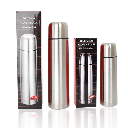 Large capacity keep warm/cold bullet shape vacuum stainless steel flask water cup thermal thermos bottle with cup lid, Customized color
Large capacity keep warm/cold bullet shape vacuum stainless steel flask water cup thermal thermos bottle with cup lid, Customized color