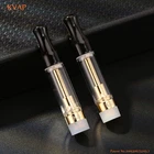 KVAP K8 Quartz Coil cbd crystal isolate Atomizer Cartridge 0.5ml / 1 ml CBD oil Vape Cartridge For Thick Oil