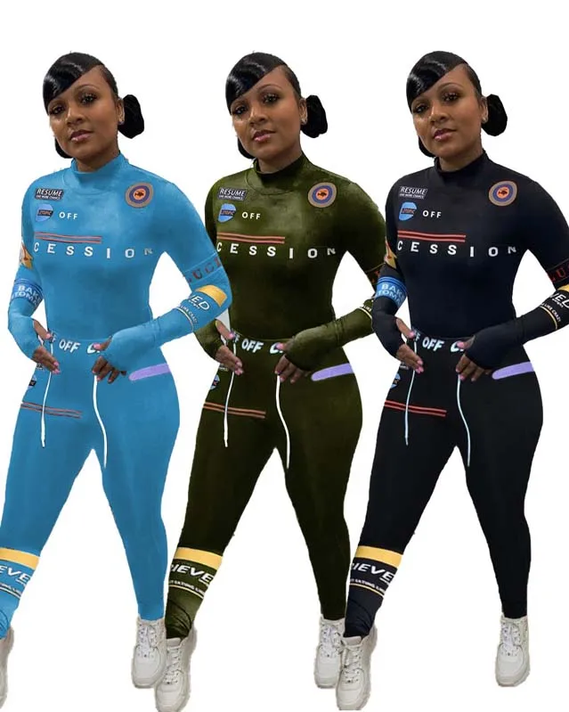 2022 Plus Size 3xl Women Clothing New Trendy Off Letter Printing Skinny Bodysuit Two Piece Pants Set, Picture
2022 Plus Size 3xl Women Clothing New Trendy Off Letter Printing Skinny Bodysuit Two Piece Pants Set, Picture
