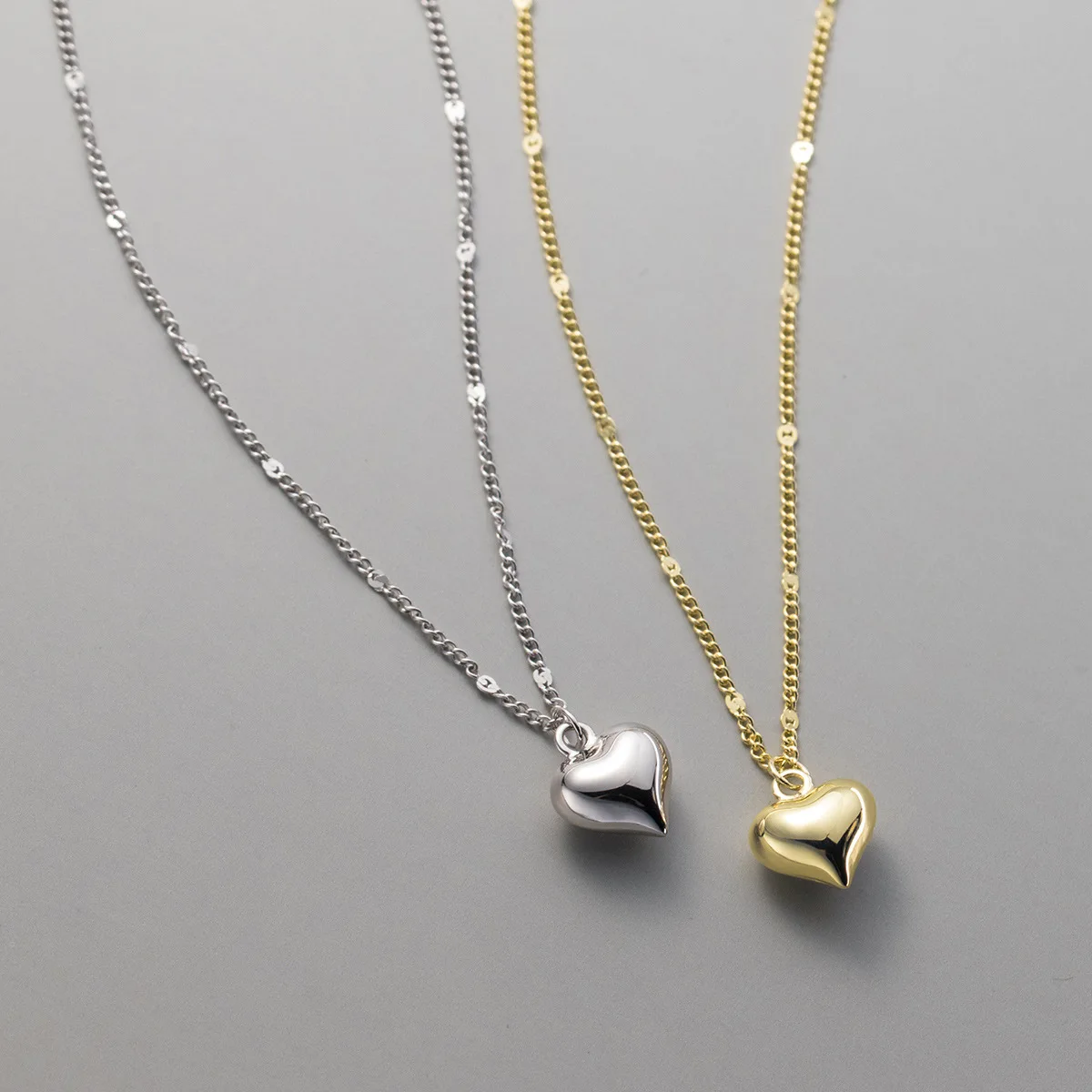 fashion jewelry 925 sterling silver minimalist necklace love heart pendant gold plated necklaces for women Valentine's Day
fashion jewelry 925 sterling silver minimalist necklace love heart pendant gold plated necklaces for women Valentine's Day
